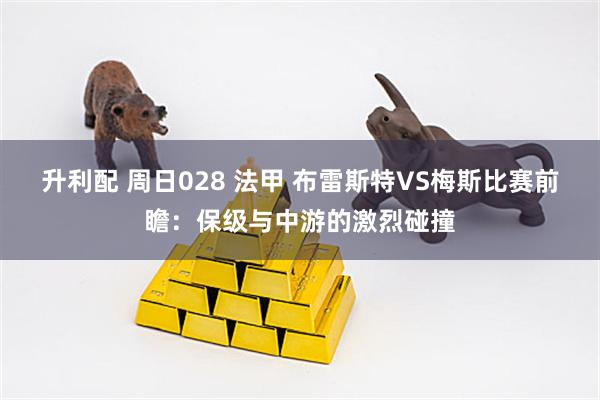 升利配 周日028 法甲 布雷斯特VS梅斯比赛前瞻：保级与中游的激烈碰撞